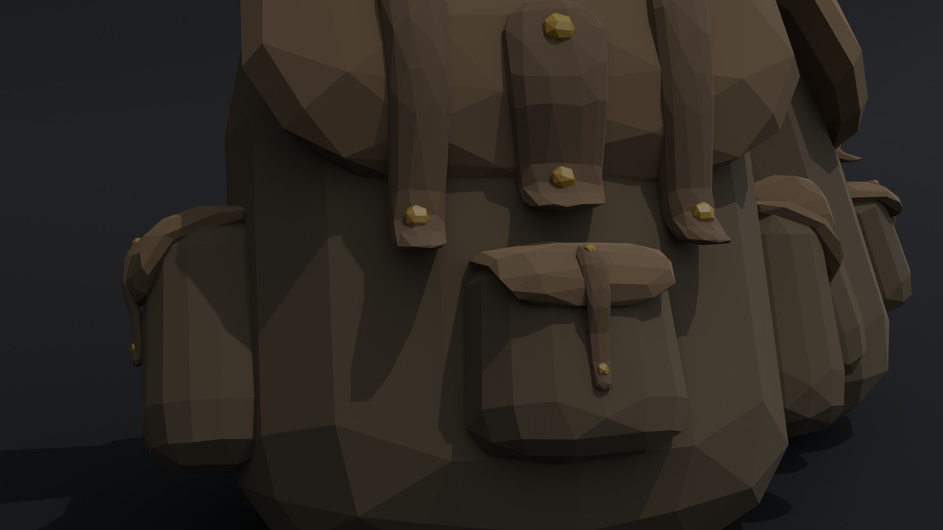 Lowpoly cartoon fantasy backpack kit by Tykryk 3DOcean